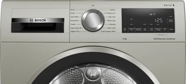 BOSCH WQG245S9GB Series 6 Heat pump tumble dryer 9 kg Silver inox - Image 11