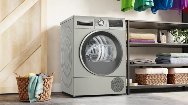BOSCH WQG245S9GB Series 6 Heat pump tumble dryer 9 kg Silver inox - Image 9