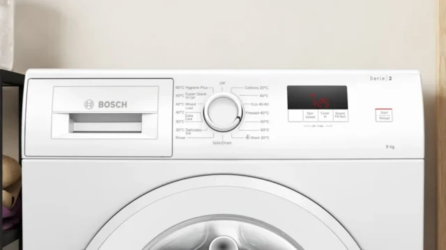 BOSCH WGE03408GB Series 2 Washing machine, front loader 8 kg 1400 rpm - Image 12