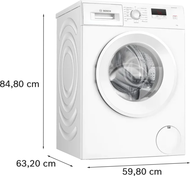 BOSCH WGE03408GB Series 2 Washing machine, front loader 8 kg 1400 rpm - Image 9