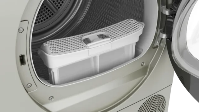 BOSCH WQG245S9GB Series 6 Heat pump tumble dryer 9 kg Silver inox - Image 4