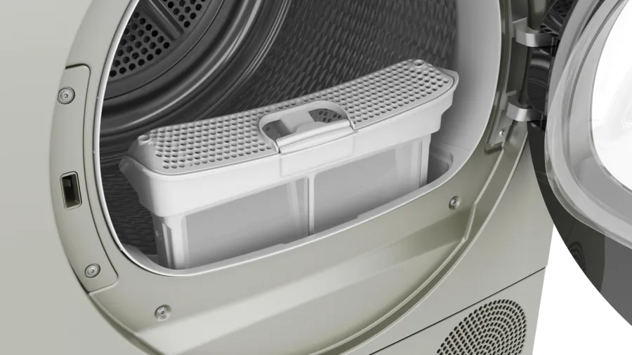 BOSCH WQG245S9GB Series 6 Heat pump tumble dryer 9 kg Silver inox - Image 4