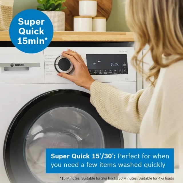 BOSCH WGG24400GB Series 6 Washing machine, front loader 9 kg 1400 rpm - Image 6
