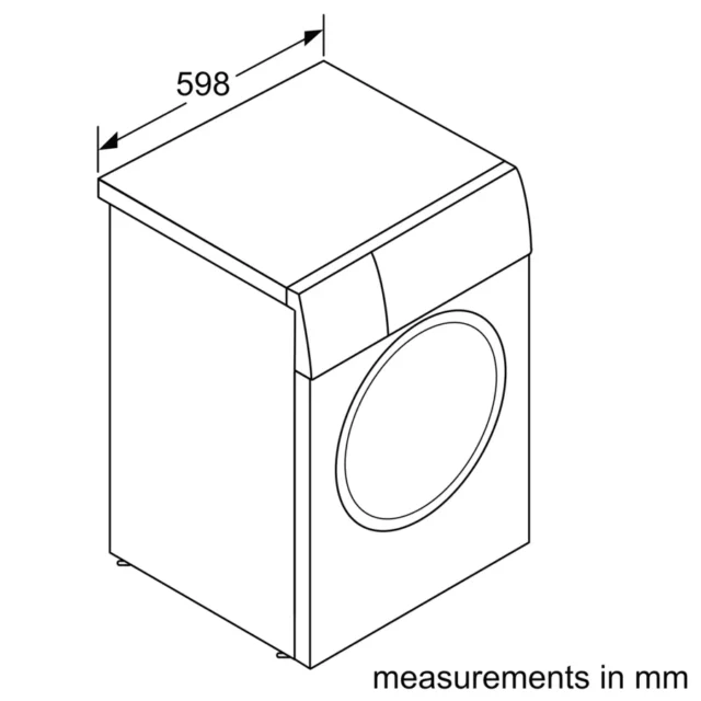 BOSCH WGB256A1GB Series 8 Washing machine, front loader 10 kg 1400 rpm - Image 2