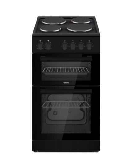 Altimo CETS502B 500mm Twin Cavity Freestanding Cooker - Black