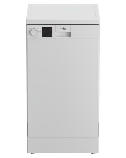 Beko DVS04X20W 10 Place Setting Freestanding Slimline Dishwasher