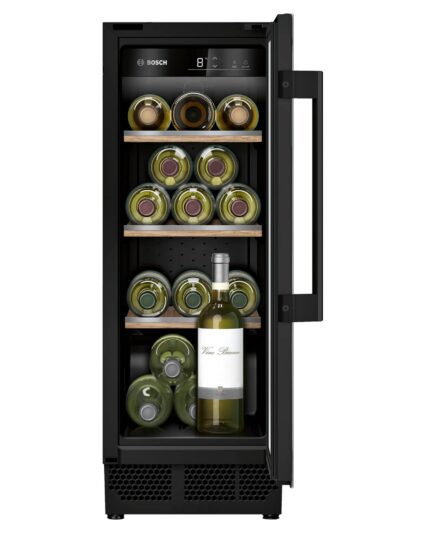 Bosch Series 6 KUW20VHF0G 58L Integrated Wine Cooler - Black