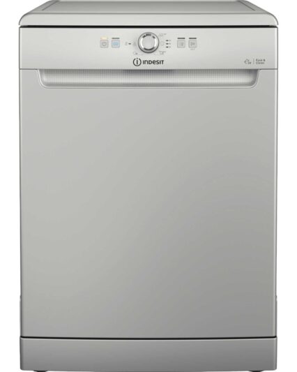 Indesit D2FHK26SUK Freestanding Start Delay Dishwasher - Silver