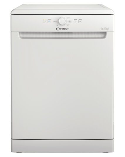 Indesit D2FHK26UK Freestanding Start Delay Dishwasher - White