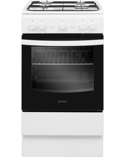 Indesit IS5G1KMW Gas Cooker with 4 Gas Burner Hob