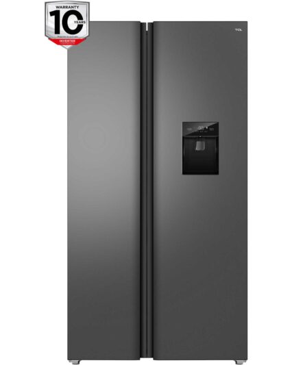 TCL RP631SSE1UK Total No Frost American Style Fridge Freezer